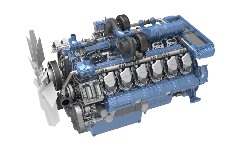 Motor 12M33 para vehículo ferroviario