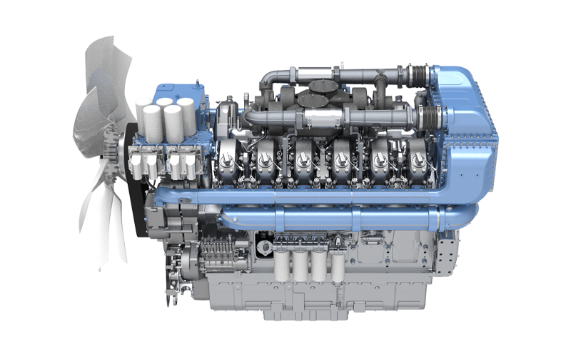 Motor para vehículos ferroviarios 12M55