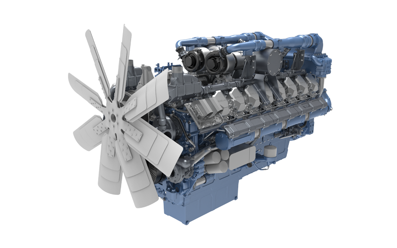 Motor 16M33 para vehículo ferroviario