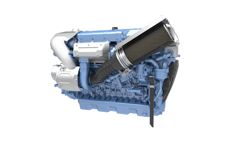 M21 Series Marine Diesel Engine - detail view