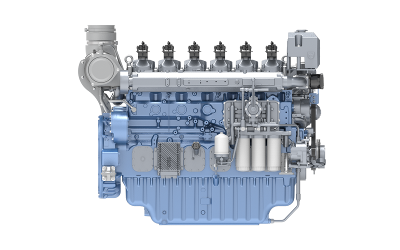 M33NG Series Marine Gas Engine - side view