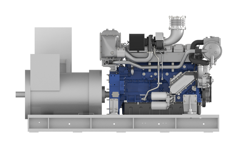 Genset Alternatif Bahan Bakar Laut - tampak detail