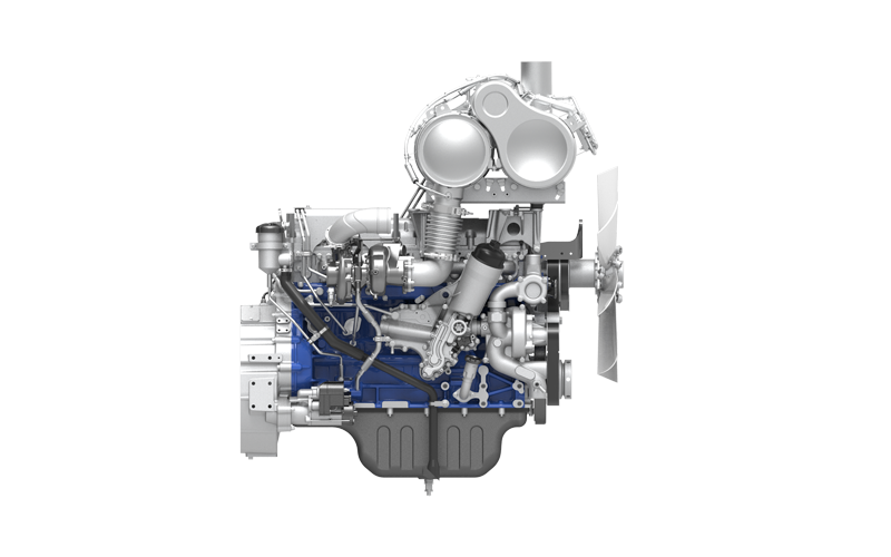 Harvester Engine WP10.5H - rear view