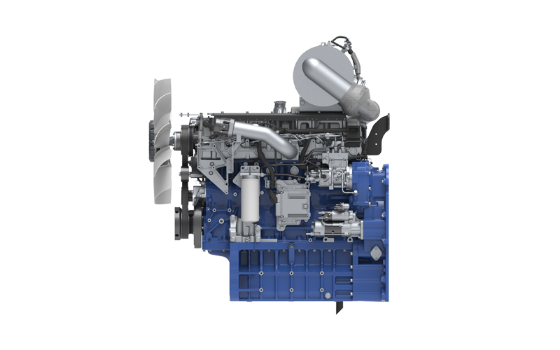 Tractor Engine WP10.5H - rear view