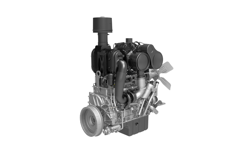 Bulldozer Engine WP10H - side view