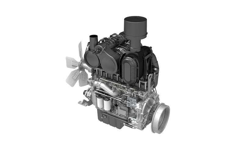 Bulldozer Engine WP10H - detail view