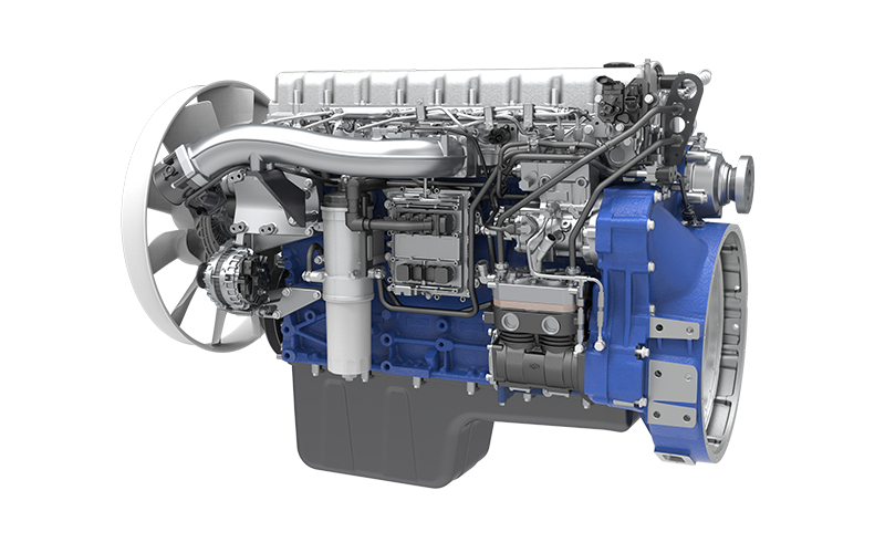 Medium & Heavy-Duty Dump Truck Engine WP10H - side view