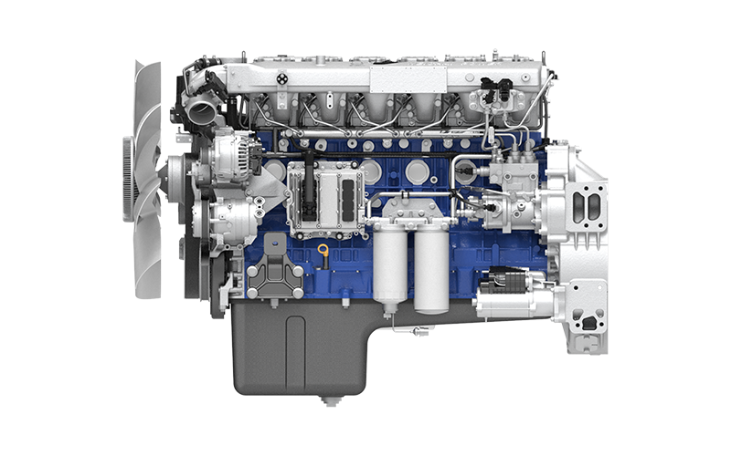 Truck Tractor Engine WP12 - detail view