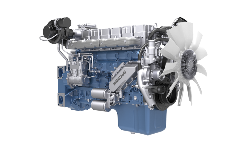 Wide-Body Dump Truck Engine WP13 - detail view