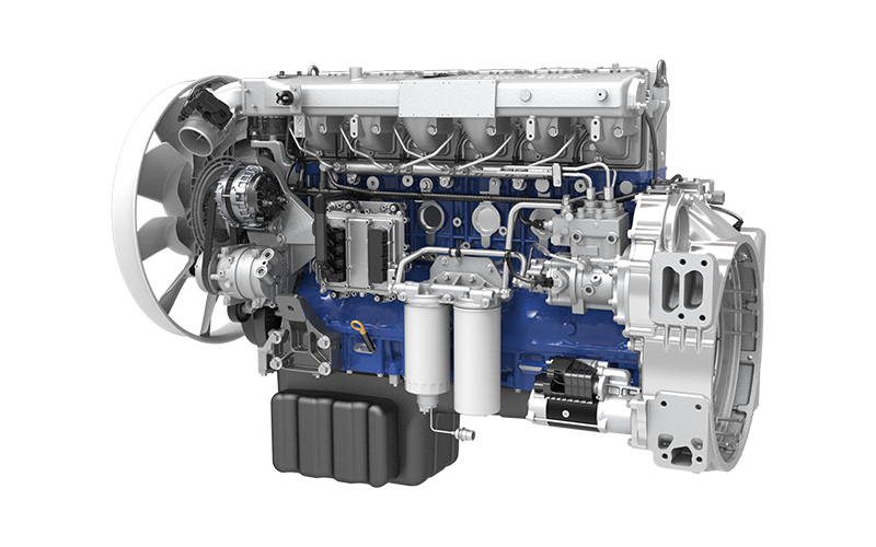 Medium & Heavy-Duty Dump Truck Engine WP14T/H/Q - side view