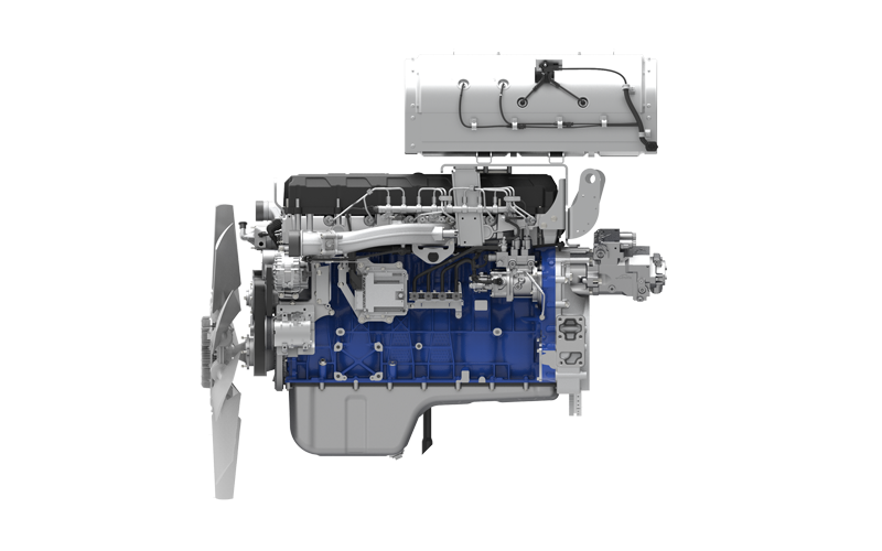 Tractor Engine WP14T - side view