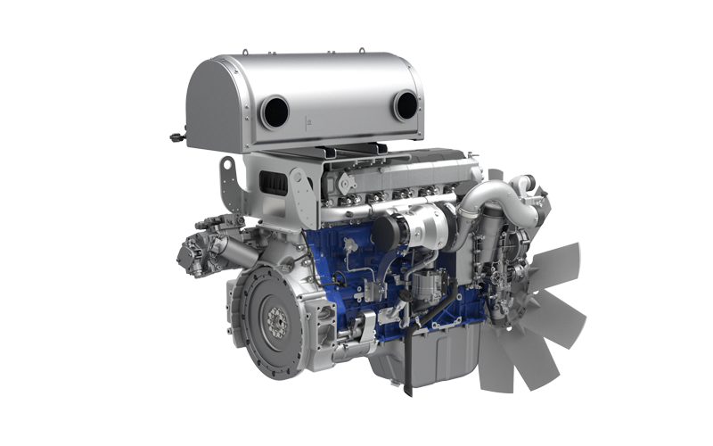 Tractor Engine WP14T - rear view