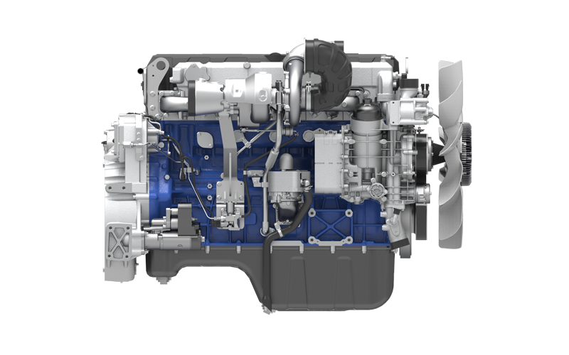 Wide-Body Dump Truck Engine WP14T - detail view