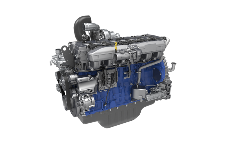 Excavator Engine WP17T Methanol - rear view