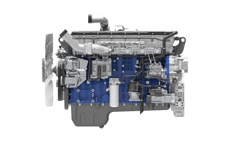 Wide-Body Dump Truck Engine WP17T - detail view