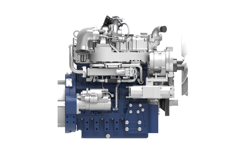 Tractor Engine WP3.2 - rear view