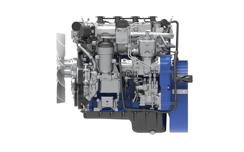 Front-Engine Bus Engine WP3N - rear view