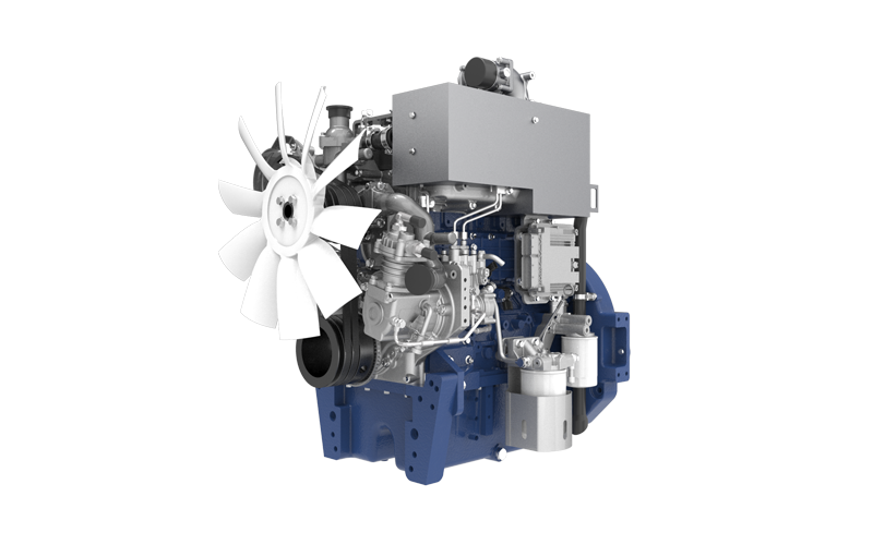 Tractor Engine WP4.1 - rear view