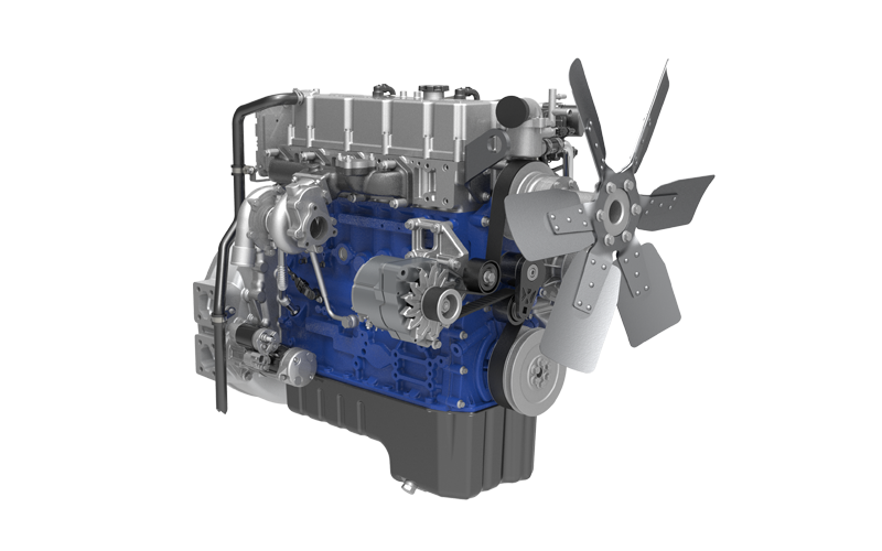 Wheel Loader Engine WP4.6N - rear view