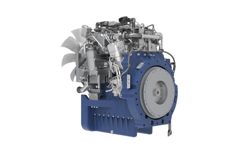 Tractor Engine WP4.6N - side view
