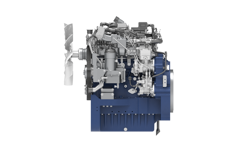 Tractor Engine WP4.6N - rear view