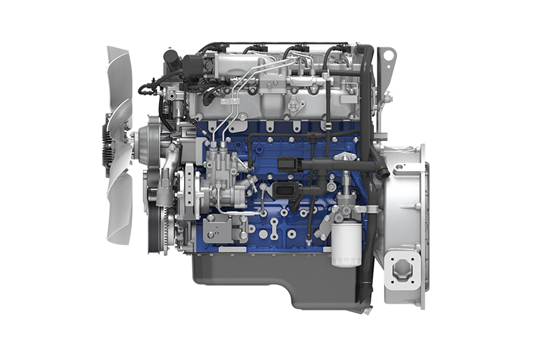 Light-Duty Yellow-Plate Cargo Truck Engine WP5N - rear view