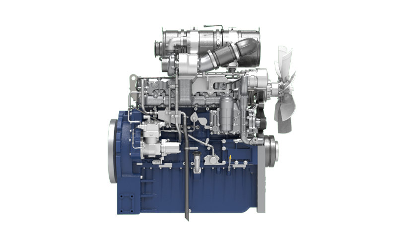 Tractor Engine WP7 - side view