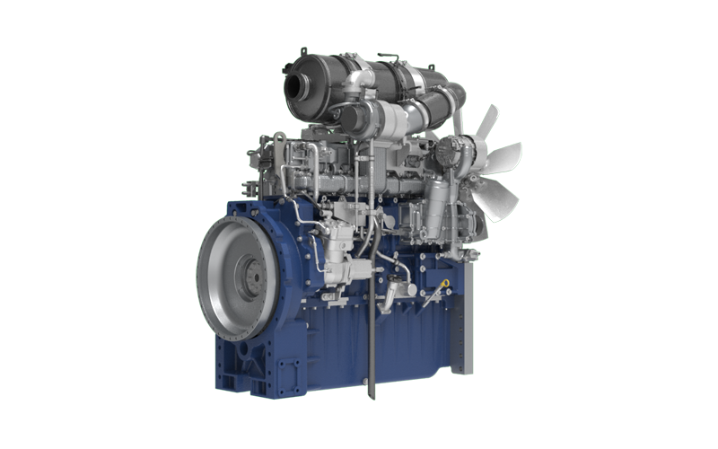 Tractor Engine WP7 - rear view