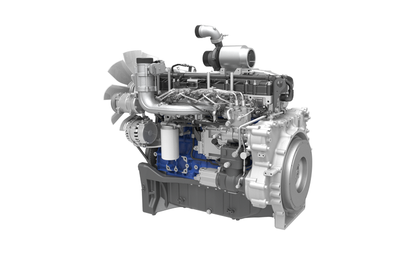 Tractor Engine WP7H - rear view