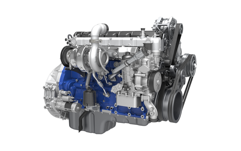 Rear-Engine Bus Engine WP8H - rear view