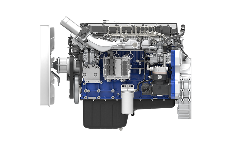 Medium & Heavy-Duty Dump Truck Engine WP8T/H/Q - rear view